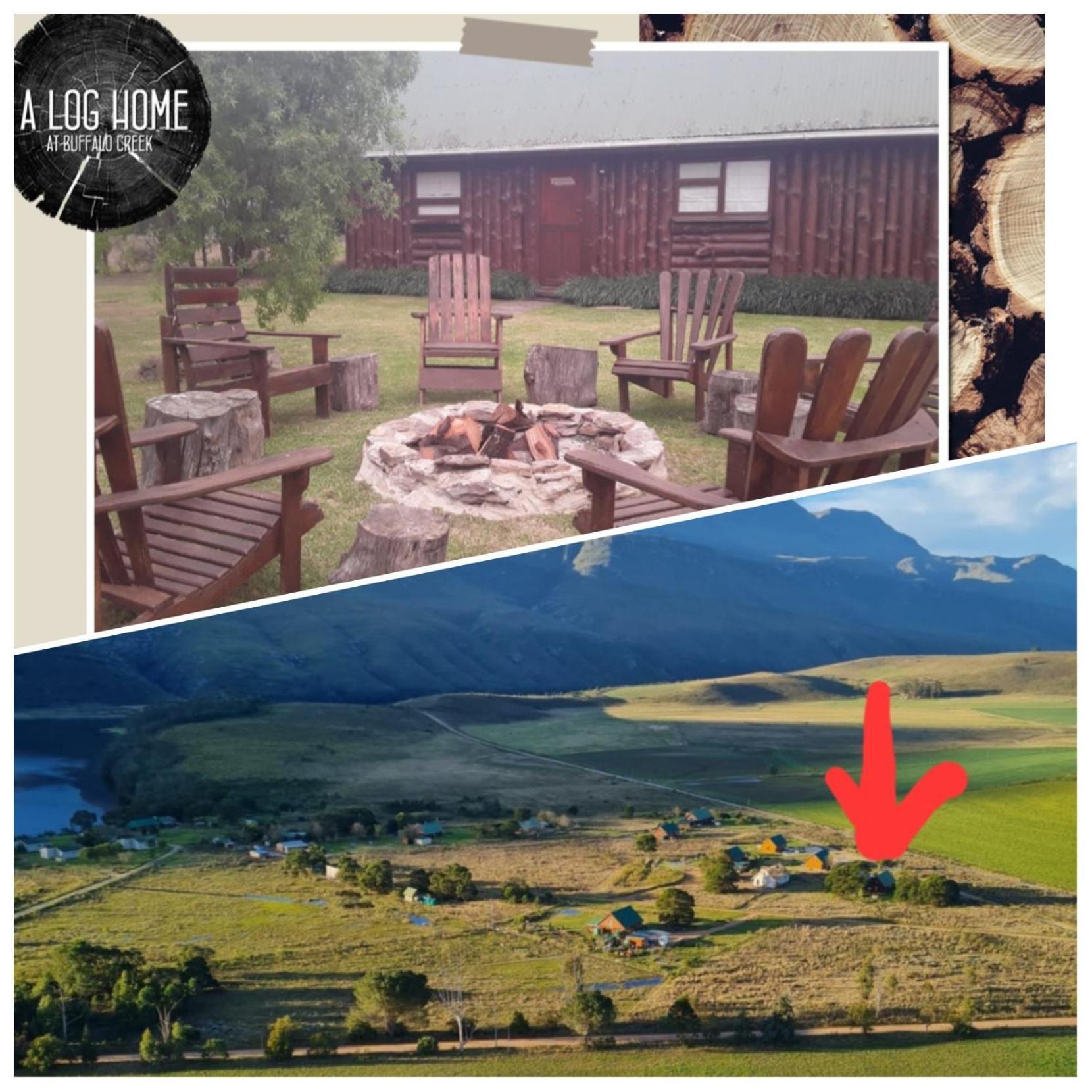 A Log Home At Buffalo Creek Buffeljagsrivier ภายนอก รูปภาพ